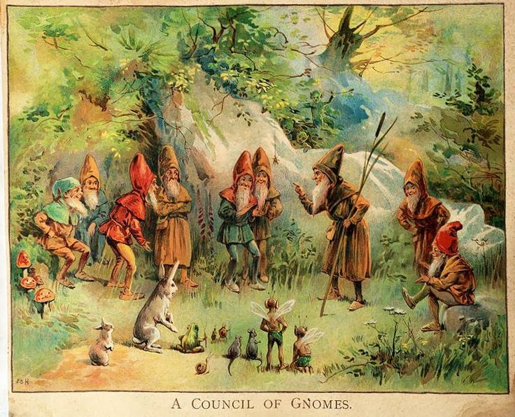 A Council of Gnomes - public domain