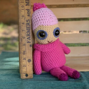 crocheted doll - baby