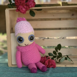 crocheted doll - baby