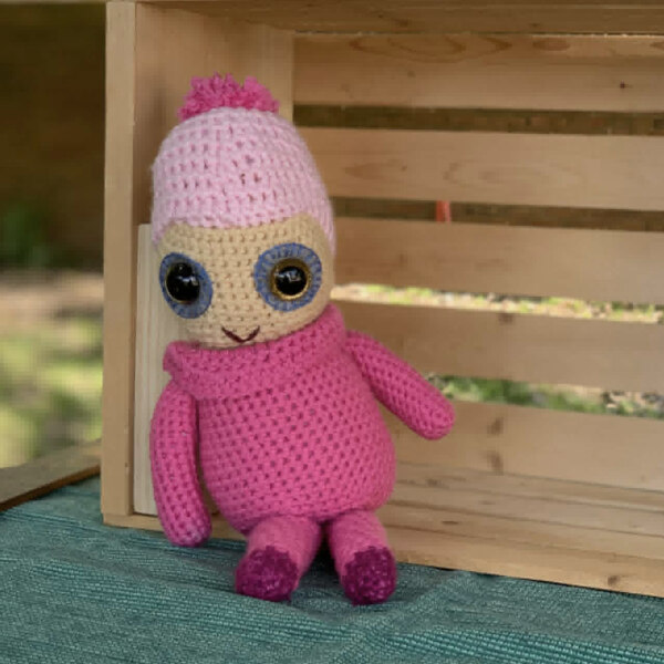 crocheted doll - baby