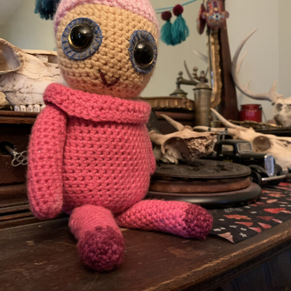 crocheted doll - baby