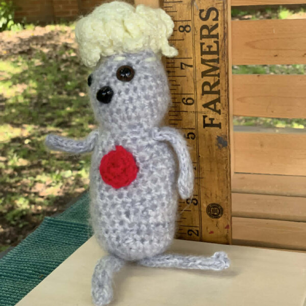 pee wee 6 crocheted doll - pee wee