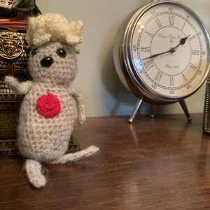 crocheted doll - pee wee